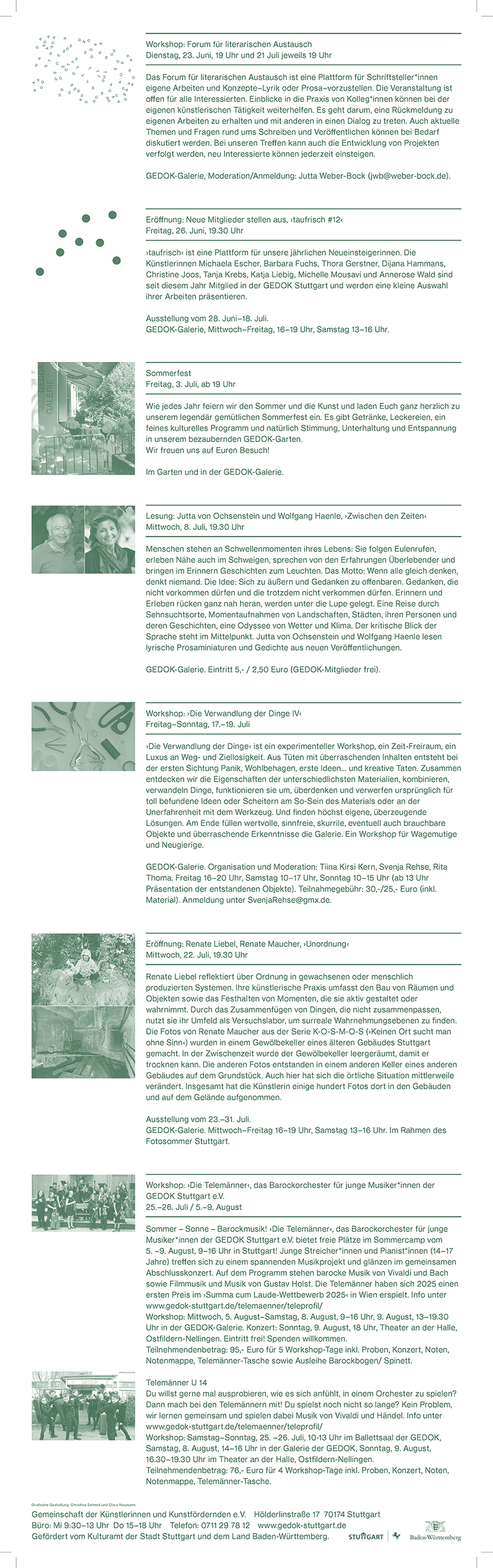 Aktuelles Programm